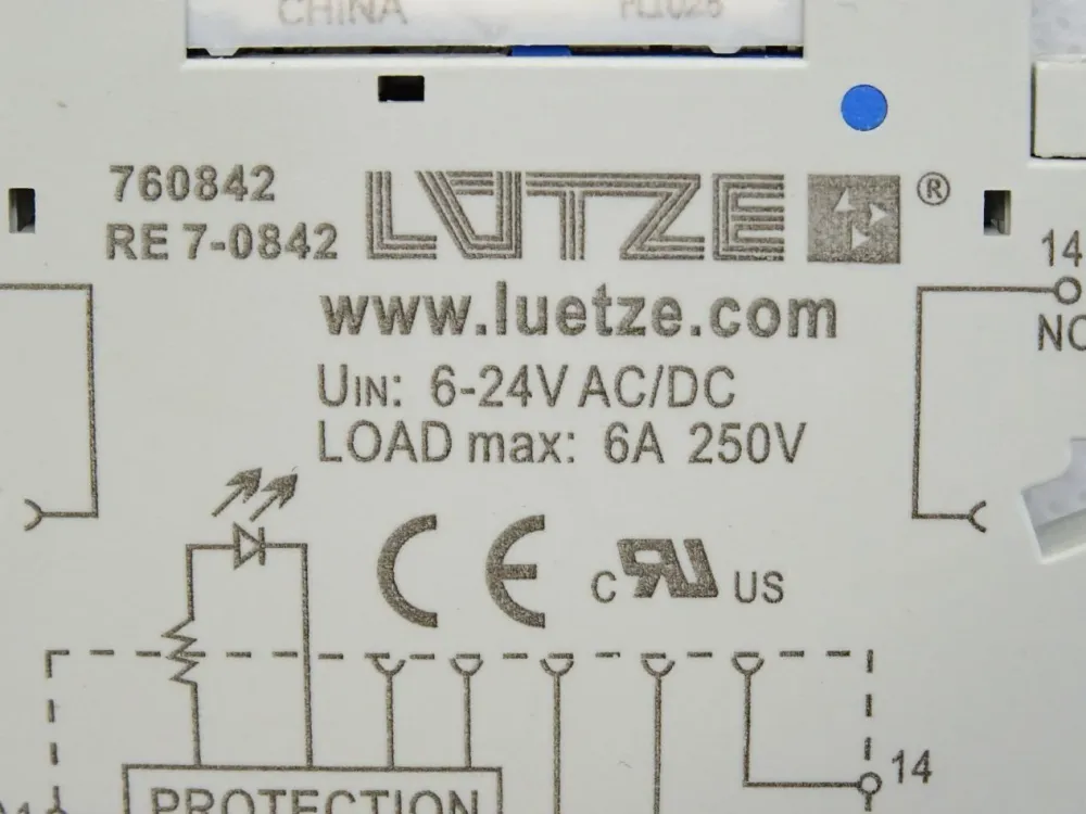 Lütze 760842 / RE7-0842 / Neu