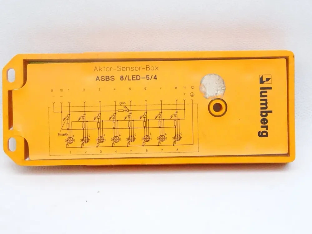 Lumberg Aktor-Sensor-Box / ASBS 8/LED-5/4