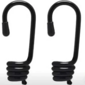 MAGGI GROUP - 2 PEZZI - GANCIO METALLICO PLASTIFICATO 3,2MM - PER CORDE ELASTICHE