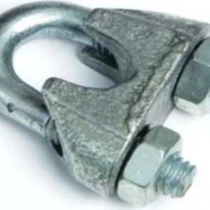 MAGGI GROUP - 4 PEZZI - MORSETTI PER FUNE BASE GHISA ZINCATI 6MM