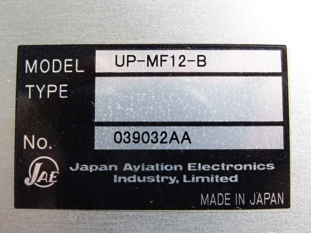 Makino UP-MF12-B Display Control Panel