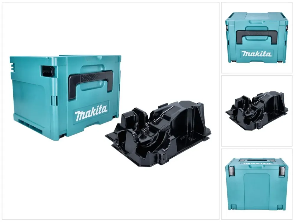 Makita Makpac 4 system Box 395 x 295 x 315 mm + inserto corrispondente per DGA 511 /513 / 514 / 515 / 517 /519 e DHR 243