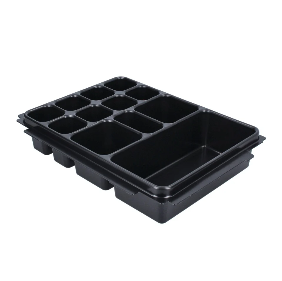Makita P-83674 Inserto universale con 12 scomparti + Inserto schiuma per coperchio - per valigetta Makpac