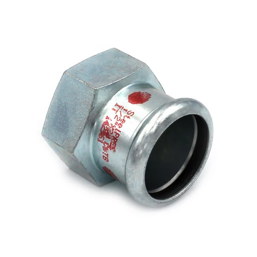 Manicotto Misto Filetto F Pressare Acciaio Carbonio Steel Pres- 1/2 X 22- R.M.- Pezzi 10