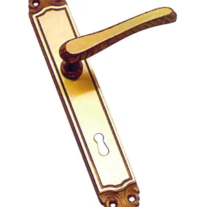 Maniglia Athena Con Placca Quadro 8 Foro Patent - Dist. 90 4.00 Pz