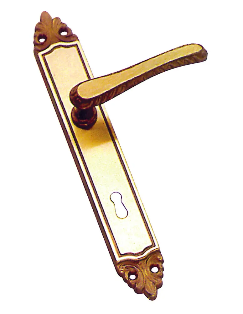 Maniglia Athena Con Placca Quadro 8 Foro Patent - Dist. 90 4.00 Pz