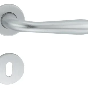 Maniglia Goccia Art.M82 C/Bocchetta Cromo Satinato- Frosio Bortolo- 1,0 Pz