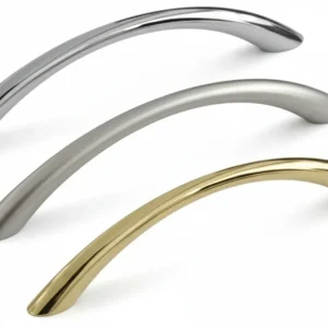 Maniglie Per Mobili Fisse Mod.Up82 Zama- - Interfori Mm.96 Cromo Opaco - 10 Pezzi Metalstyle