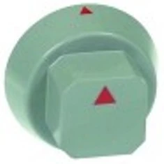 manopola interruttore marcatura zero diametro 55mm alb. diametro 6x4,6mm parte piana superiore bianco