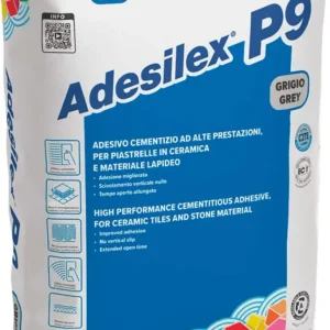 MAPEI ADESILEX P9 GRIGIO KG.25 Colla per piastrelle scivolamento verticale nullo