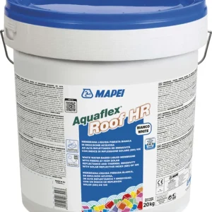 MAPEI AQUAFLEX ROOF HR BIANCO KG.20 Membrana liquida fibrata emulsione acquosa ad alta riflettanza ed emissività termica