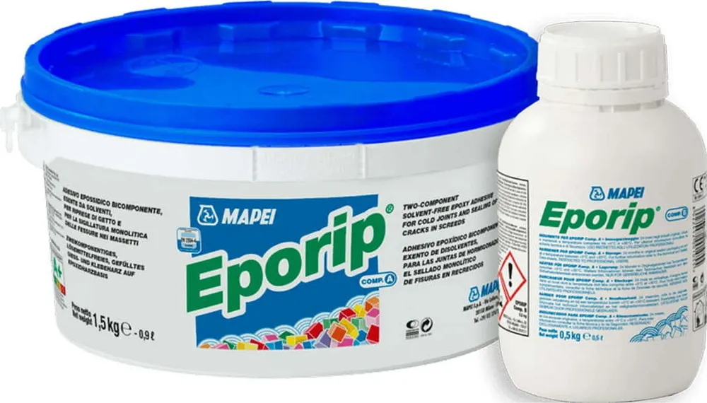 MAPEI EPORIP KG.2 Adesivo epossidico bicomponente esente da solventi per riprese di getto e per la sigillatura