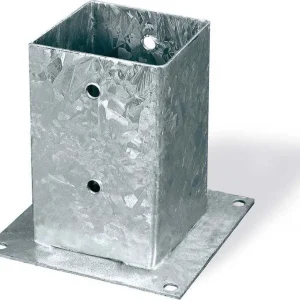 MASIDEF - ANCORAGGIO D'APPOGGIO PER TRAVI 91X91X150mm SPESSORE 2,5mm QUADRO