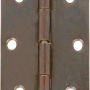 MASIDEF - 2 CERNIERA POMOLI SFERICI 50X50MM BRONZATE