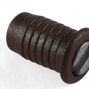 MASIDEF - 2 PEZZI - CHIUSURE MAGNETICHE AD INCASSO Ø9MM - COLORE MARRONE
