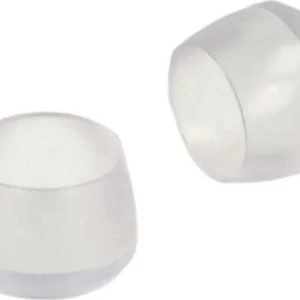 MASIDEF - 8 PEZZI - PUNTALI TONDI PVC TRASPARENTE Ø18MM