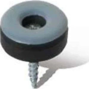 MASIDEF - 8 PEZZI - SCIVOLI PTFE TONDI CON VITE Ø30MM - COLORE GRIGIO