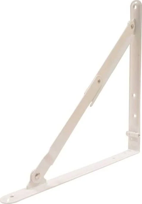 MASIDEF - REGGIMENSOLA PIEGHEVOLE METALLO 30x30CM - VERNICIATO COLORE BIANCO