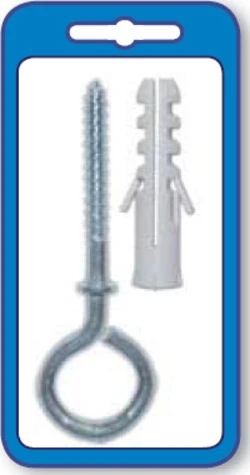 MASIDEF - 10 TASSELLI NYLON CON OCCHIOLO CHIUSO SENZA BORDO D6