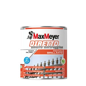 Max Diretto Antirug Acqua Nero R9005 0,750 L- 4,0 Pz