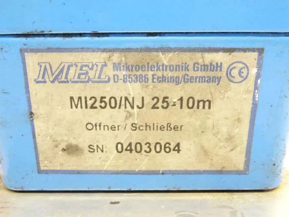 MEL Mikroelektronik MI250/NJ25 -10m Öffner / Schließer / induktiver Initiatior