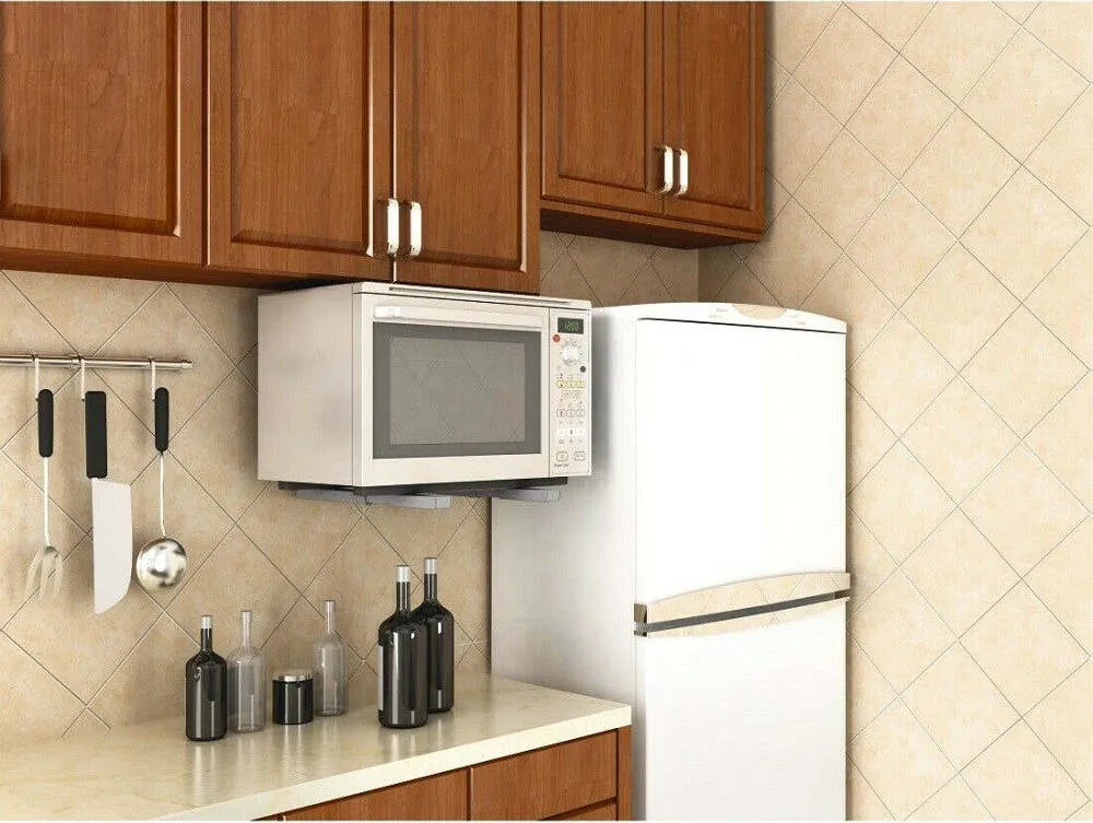 Mensole Supporti Muro Per Forno Microonde Mensola Staffe Staffa Sospeso Cucina