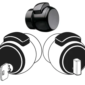 Meroni Pomolo Premiapri 13Ne Nero- 1,0 Pz