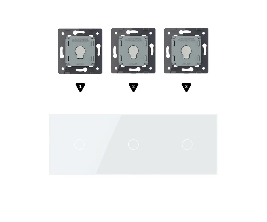 Metti insieme bianco | Collement 1+1+1