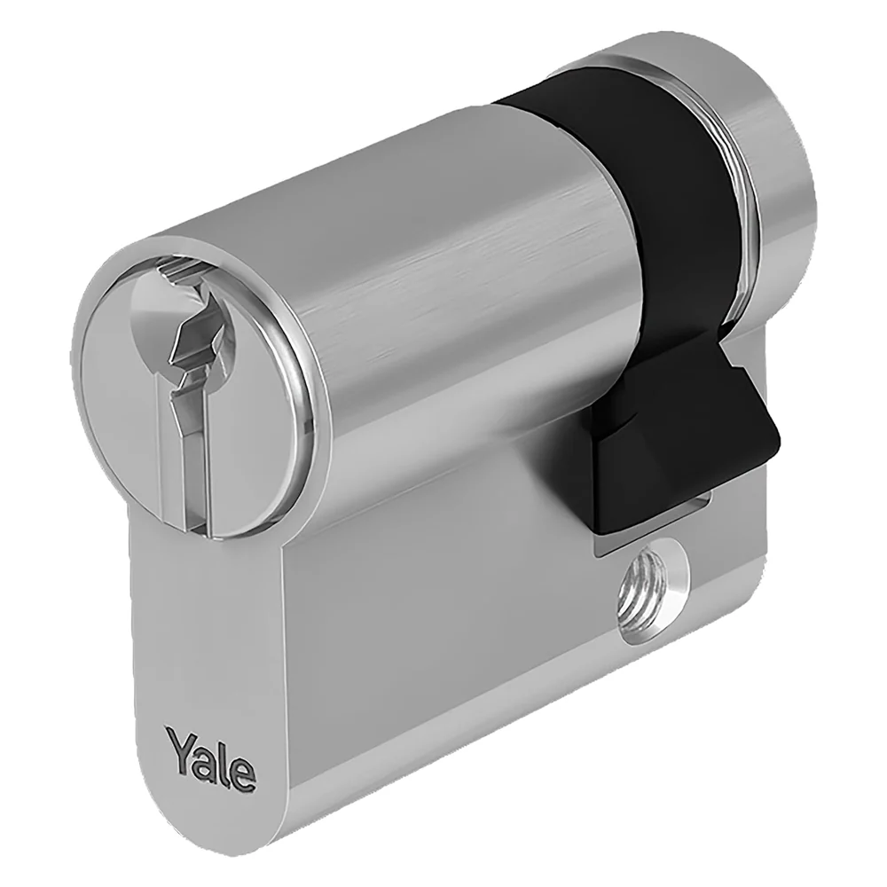 Mezzo Cilindro Profilato Serie 'Y500' Mm 25+10+5 = 40 (30+10) Nichelato - Yale