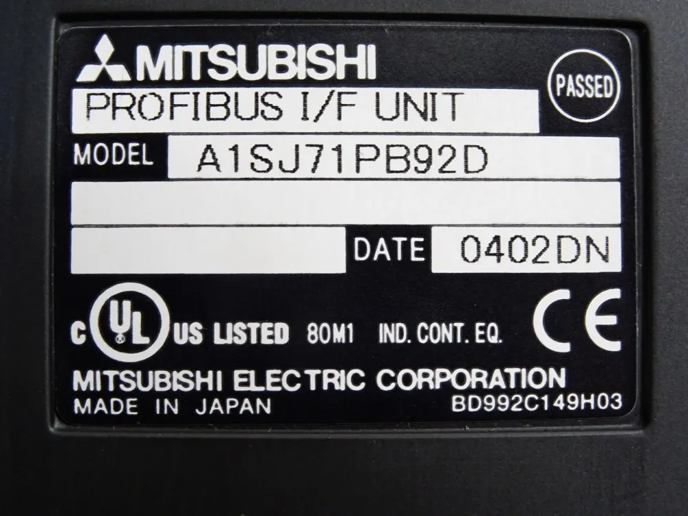 Mitsubishi Electric A1SJ71PB92D Profibus I/F Unit