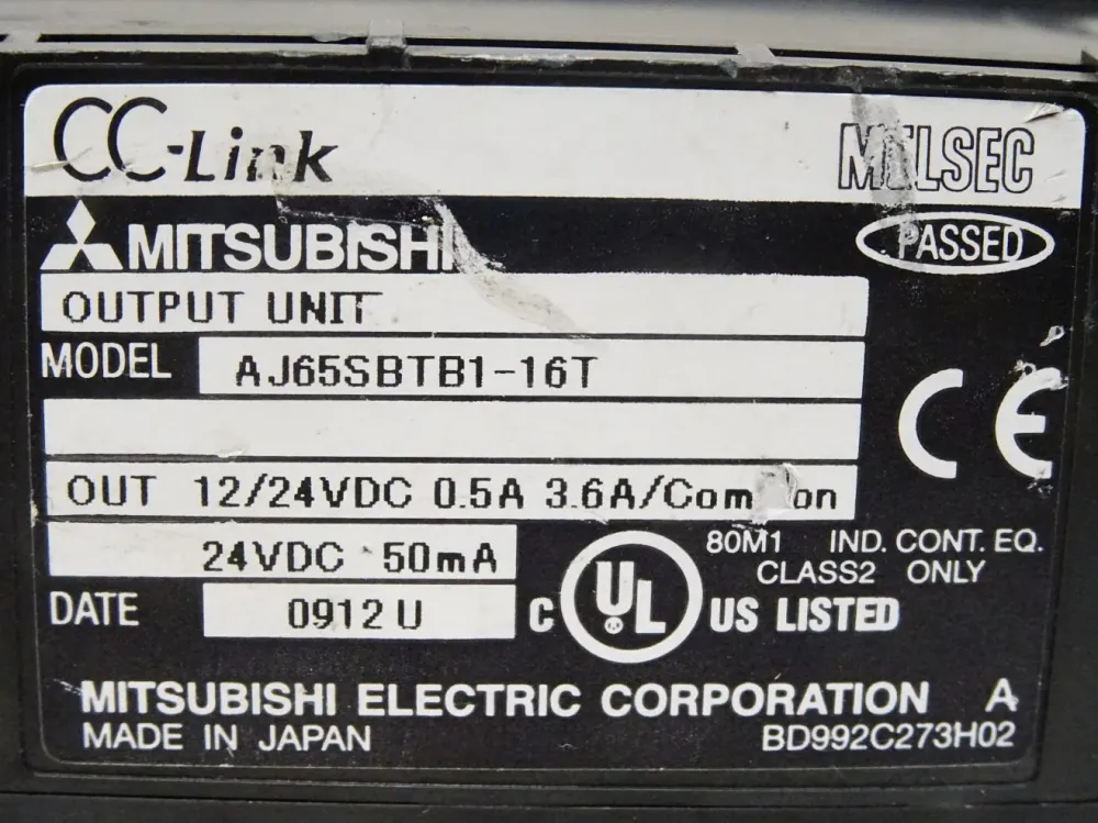 Mitsubishi Ouptut Unit AJ65SBTB1-16T