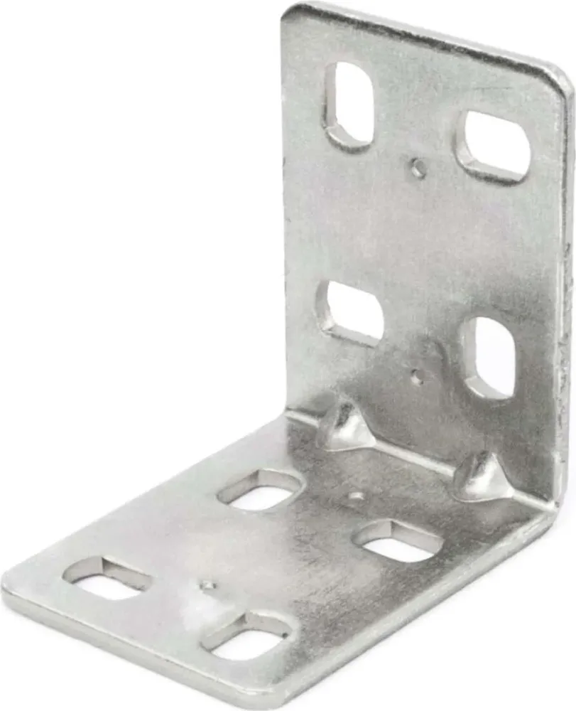 MOBILA - PIASTRINA DI GIUNZIONE AD ANGOLO ASOLATA 50x50x30MM SPESSORE 2 MM 4 PZ