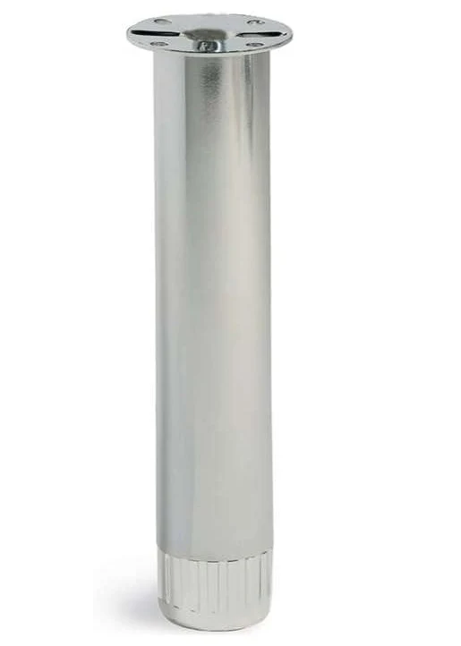 MOBILA - PIEDE TONDO REGOLABILE 35x150 MM ACCIAIOZINCATO