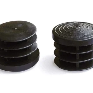 MOBILA - 6 PUNTALI INTERNI ALETTATI DIAM 20 MM NERI
