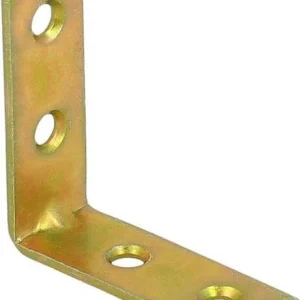 MOBILIA - 4 LASTRINE DI CONGIUNZIONE AD ANGOLO ZINCATE GIALLE 50X50