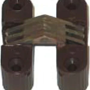 MOBILIA MASIDEF- CERNIERA INVISIBILE ACCIAIO/PLASTICA MARRONE 25X80MM