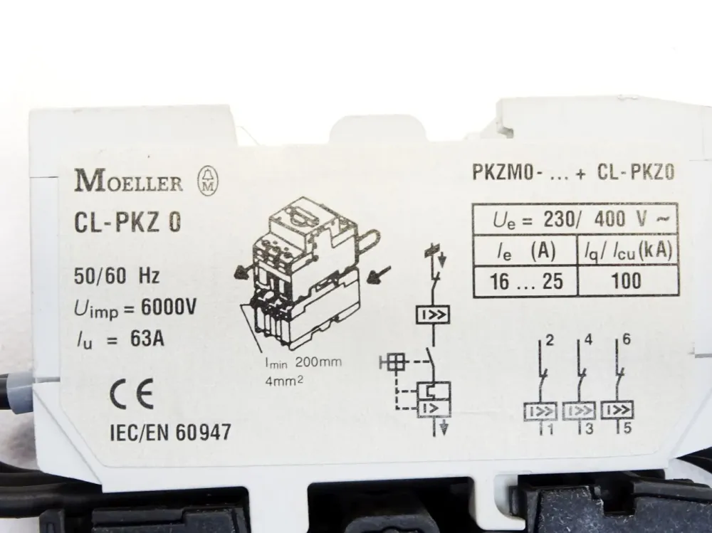 Moeller PKZM0-6,3 + CL-PKZ0