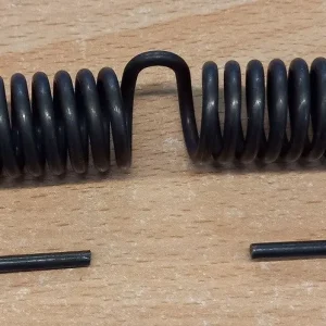 MOLLA DOPPIA PIASTRA PANINI Misure lung.totale 90mm Diametro esterno molla 22mm Foro 16mm