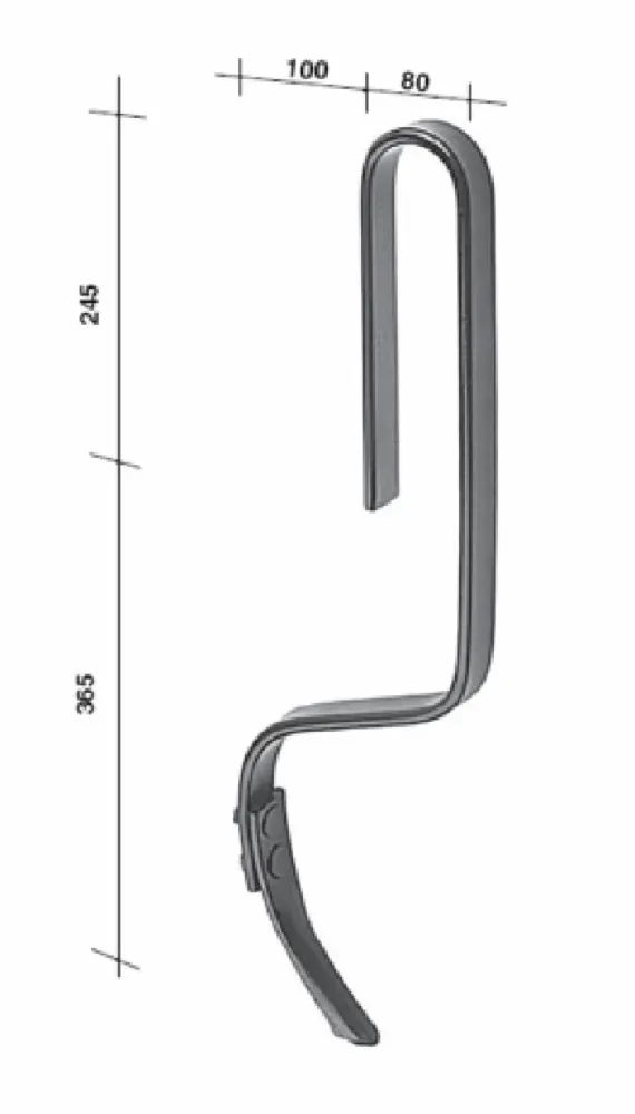 Molla rompitraccia con vomerina 32x10mm