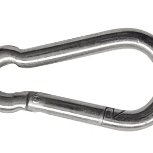 Moschettone Tipo Pompiere Acciaio Zincato Mm. 80 50.00 Pz