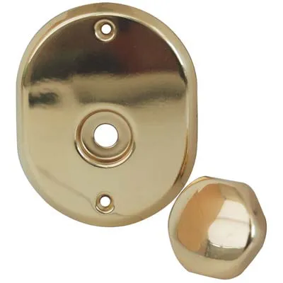 Mostrina E Pomolo X Cilindro + Perno 331L Cipierre Mm 90X70 Ottone Lucido