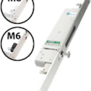 MOTTURA - CHIUSURA PER SECONDA ANTA AD INFILARE - CON PERNO ZINCATO - ATTACCO ASTE M8