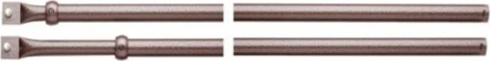 MOTTURA - COPPIA ASTE Ø18MM - REGOLABILI DA 160CM 270CM VERNICIATE