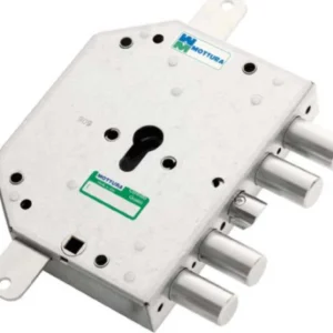 MOTTURA - SERRATURA TRIPLICE CILINDRO PER PORTE BLINDATE - DESTRA - E 60 - mm 132 x 165