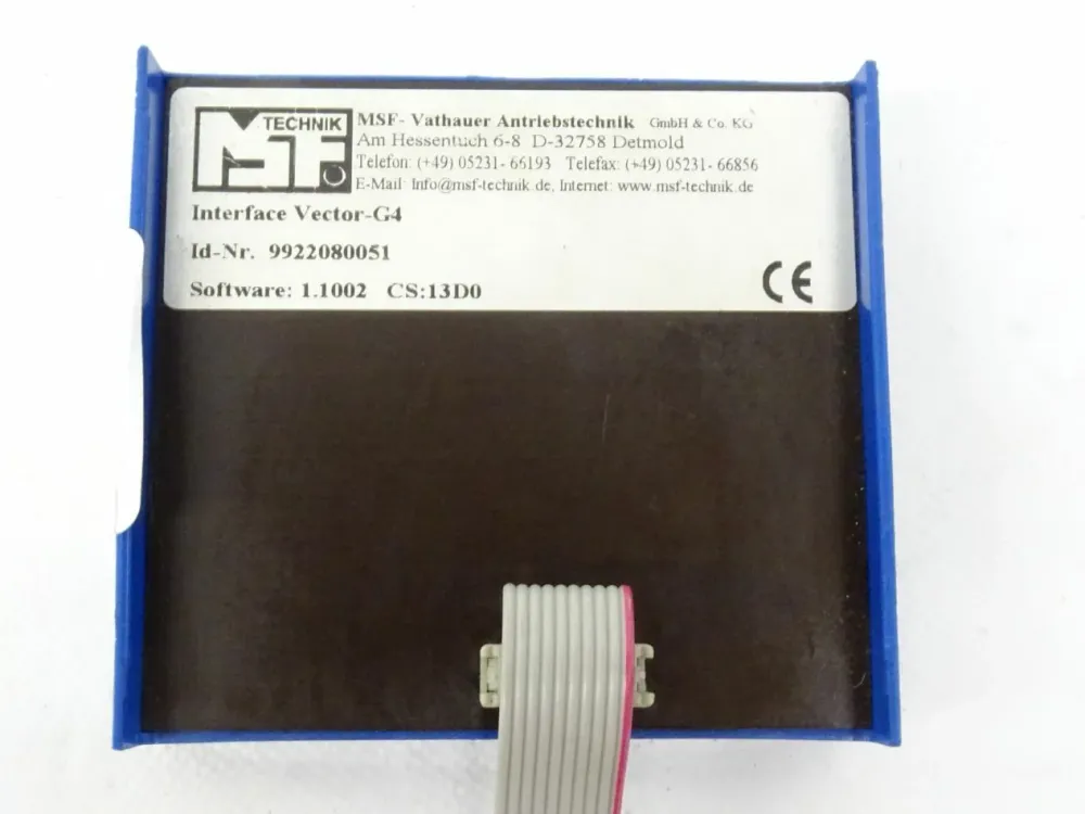 MSF Interface Vector - G4 9922080051 F-D Vector