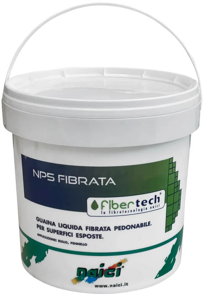 Naici Guaina Liquida Fibrorinforzata Np5 Col. Rosso Kg.20