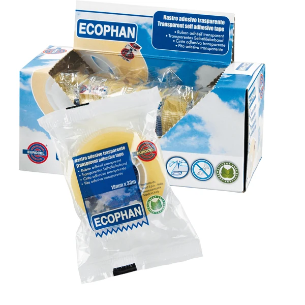 Nastro Adesivo Ecophan 19Mmx33Mt Caramella Eurocel