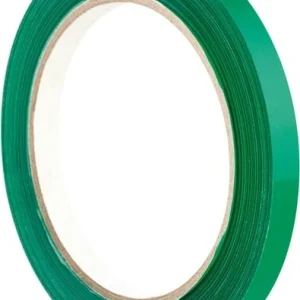 Nastro adesivo PVC 350 - 9 mm - verde - Eurocel - rotolo da 66 mt [multipack] 16 pezzi