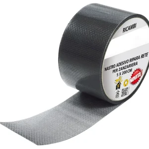 Nastro Adesivo Ripara Rete Zanzariera Cm. 5X200