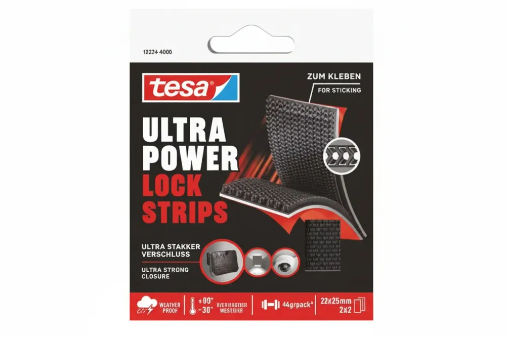 Nastro Adesivo Ultra Power Lock Strisce 55234- - Mm.25H. Rotoli Da Mt.50 - 12 Pezzi Tesa